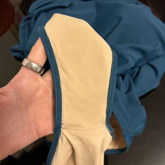 Summersalt The Ruched Sidestroke One Shoulder‎ Swimsuit Green Size 14 - Picture 5 of 8